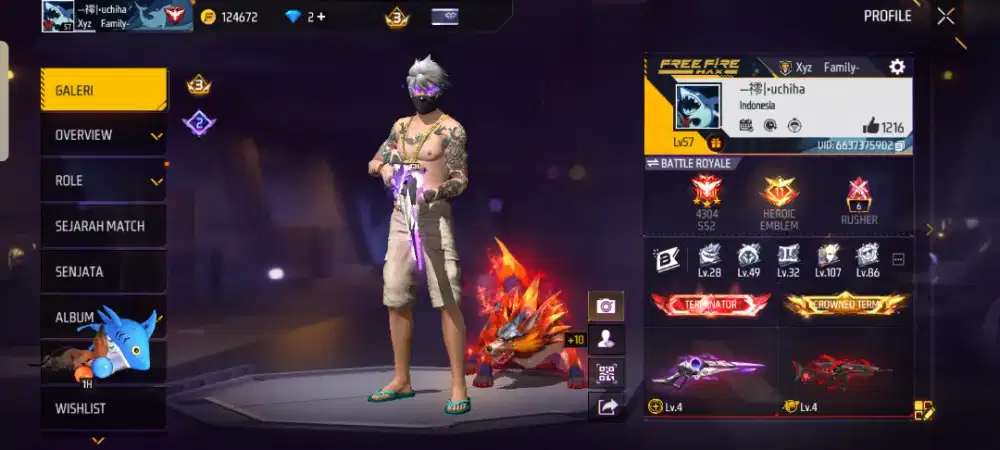 jual akun free fire