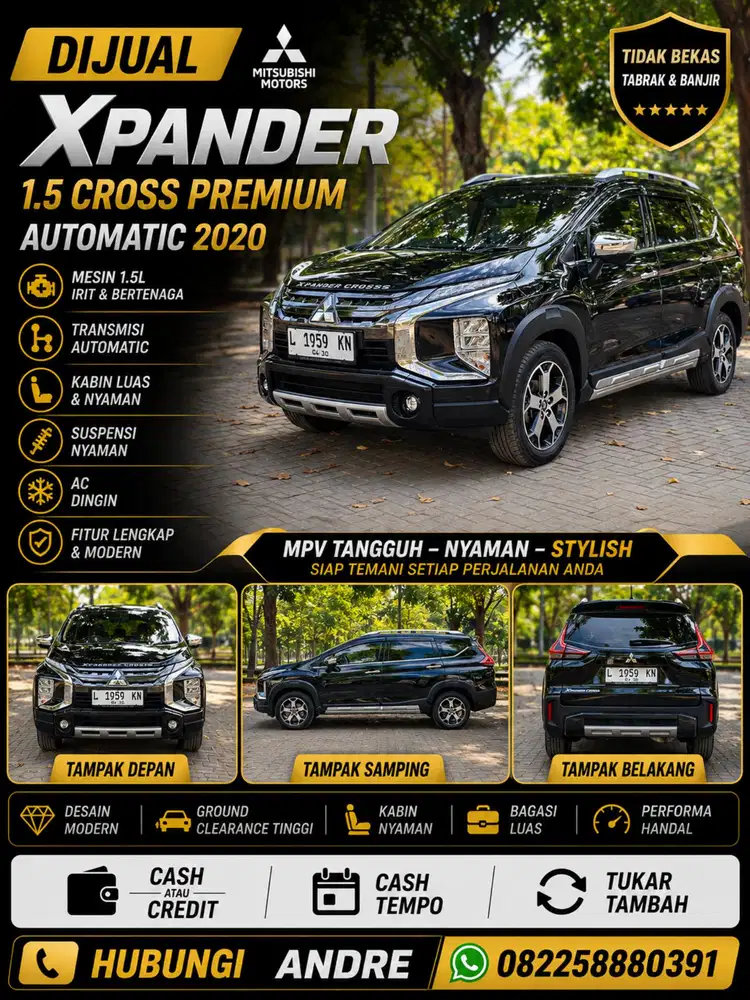 Mitsubishi Xpander 1.5 Cross Premium Package Automatic 2020