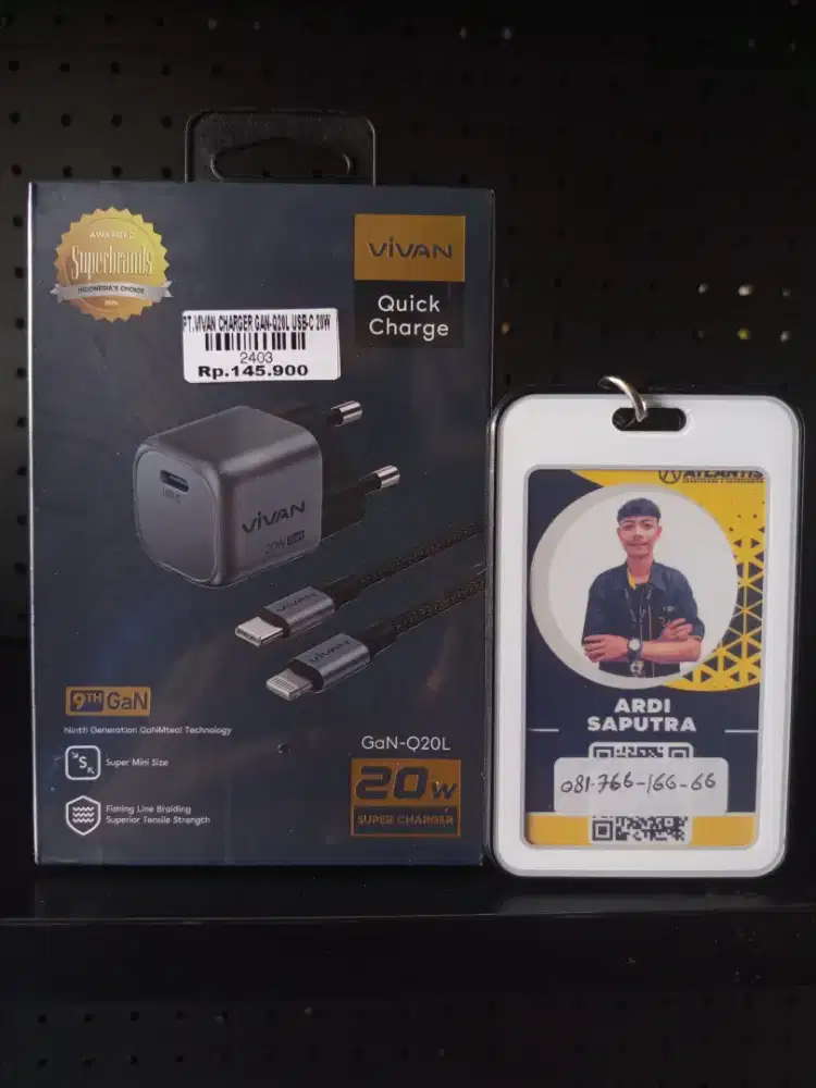 VIVAN CHARGER GAN-Q20L USB-C 20W