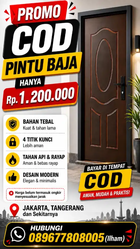 Promo Pintu Baja