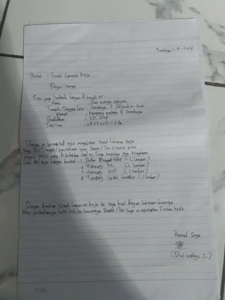 Cari lowongan pekerjaan