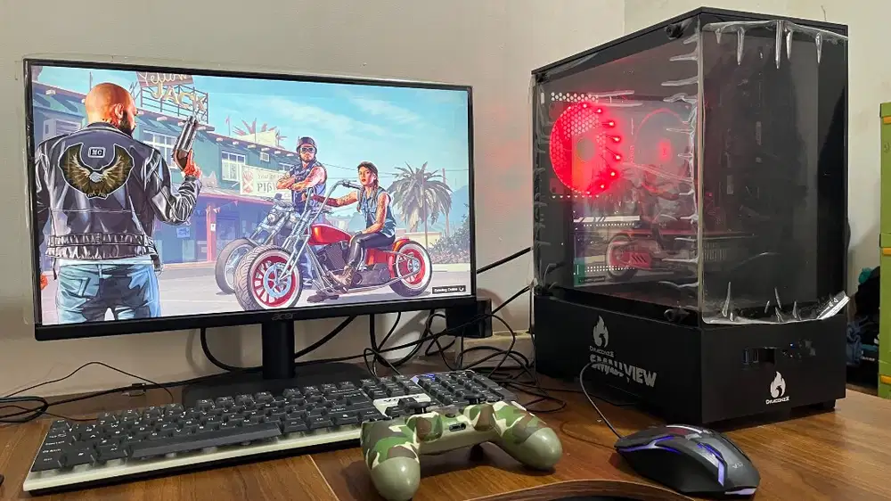 PC Gaming Ame Ryzen 5 Ram32 ssd fullset