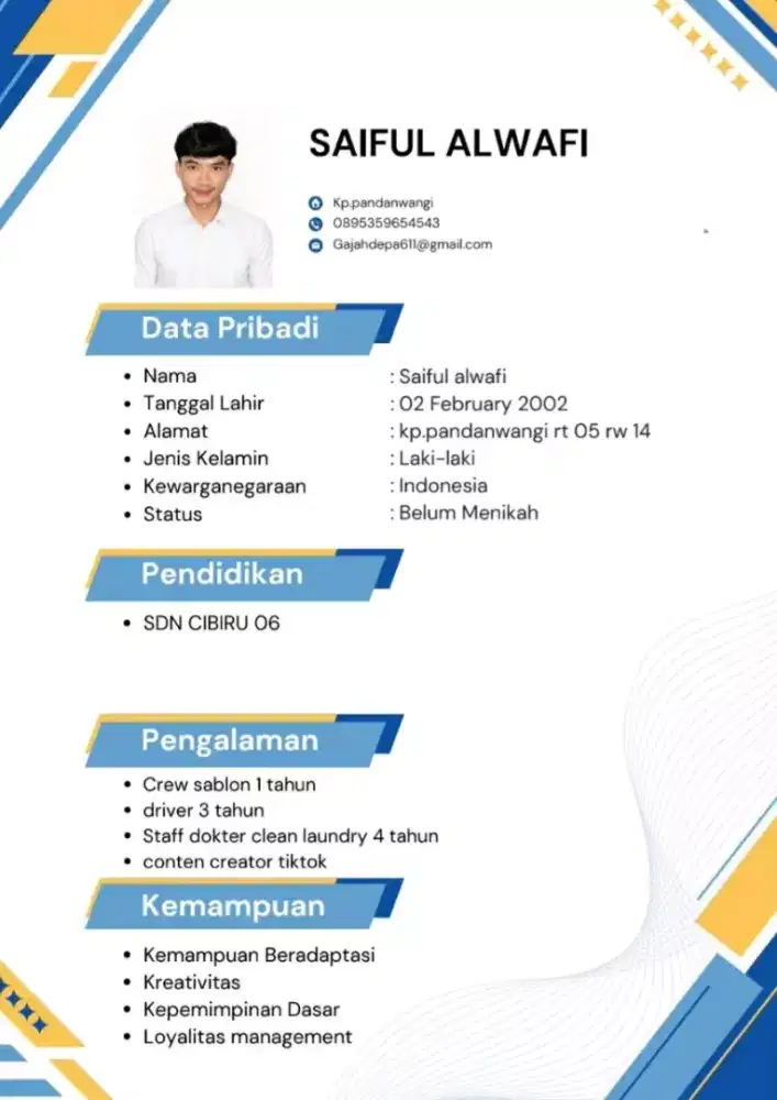 Sedang mencari pekerjaan