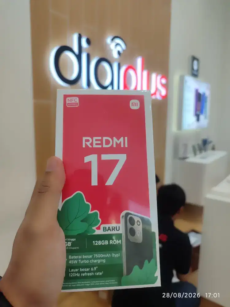 Xiaomi Redmi 17 bisa cicilan Free DP bunga ringan