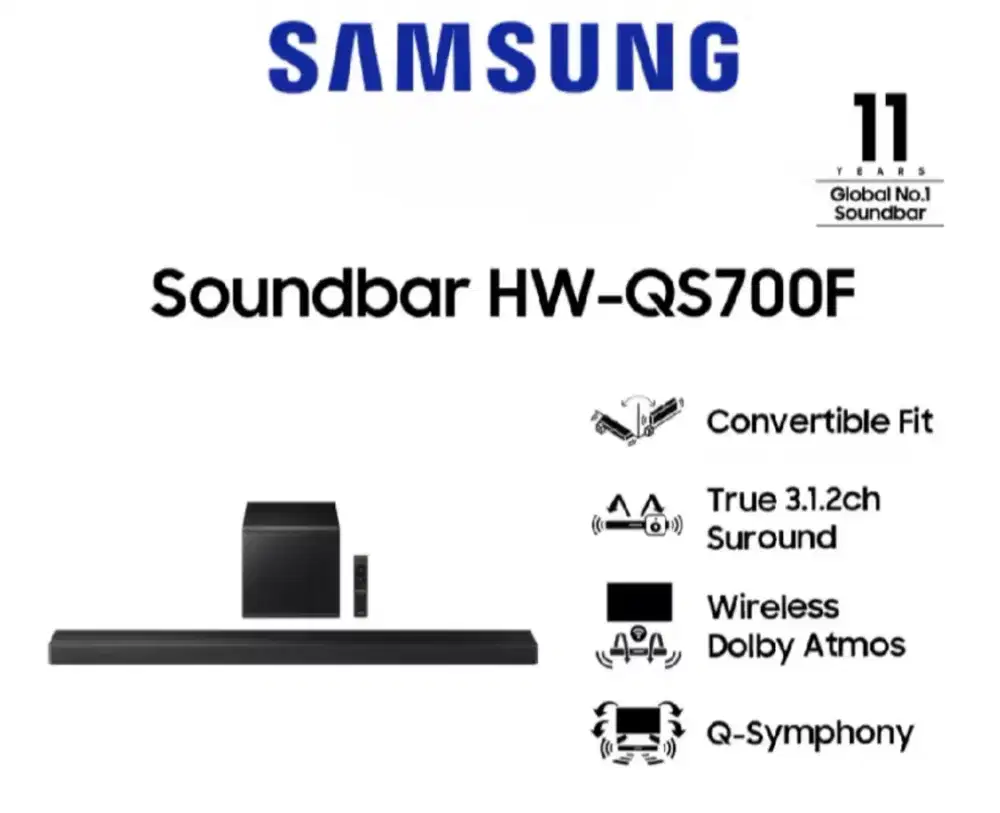 Jual Soundbar Samsung HW-QS700F
