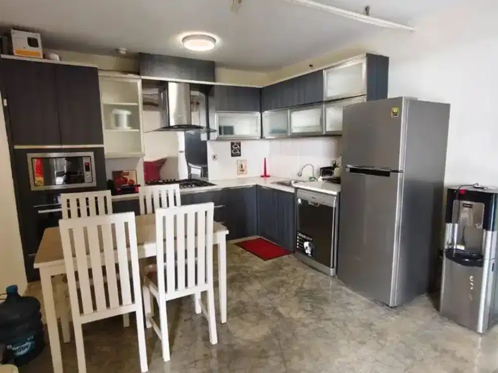 Apt Taman Rasuna 3BR 91mtr Tower 8 lantai rendah Full Furnished