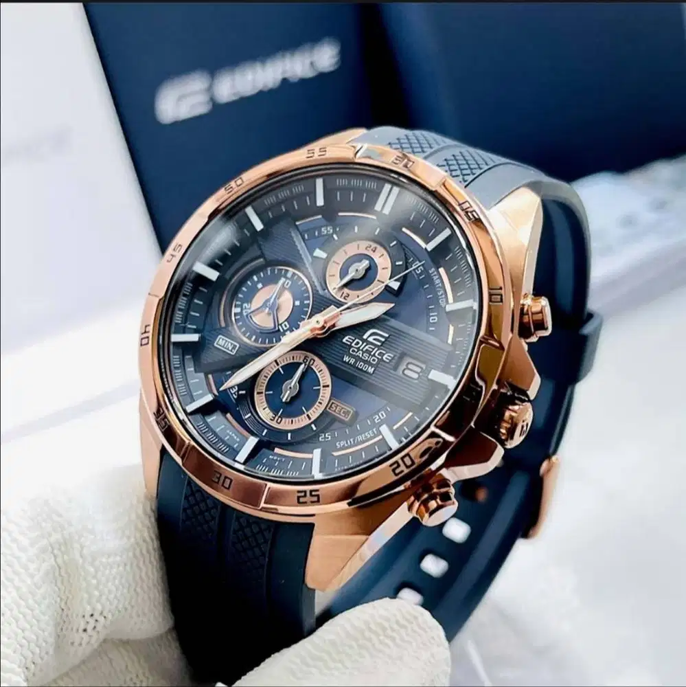 Casio Edifice Chronograph Blue Dial