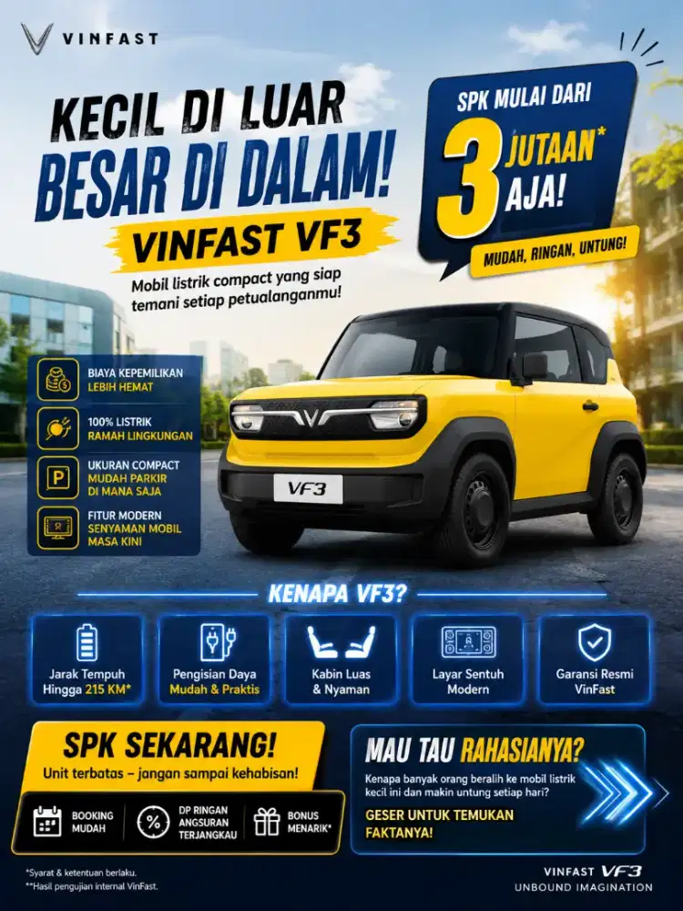 VINFAST FV3 promo