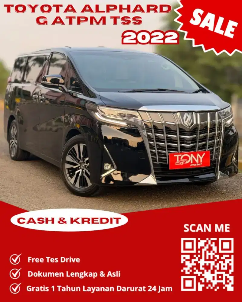 Toyota Alphard G ATPM 2022 Hitam