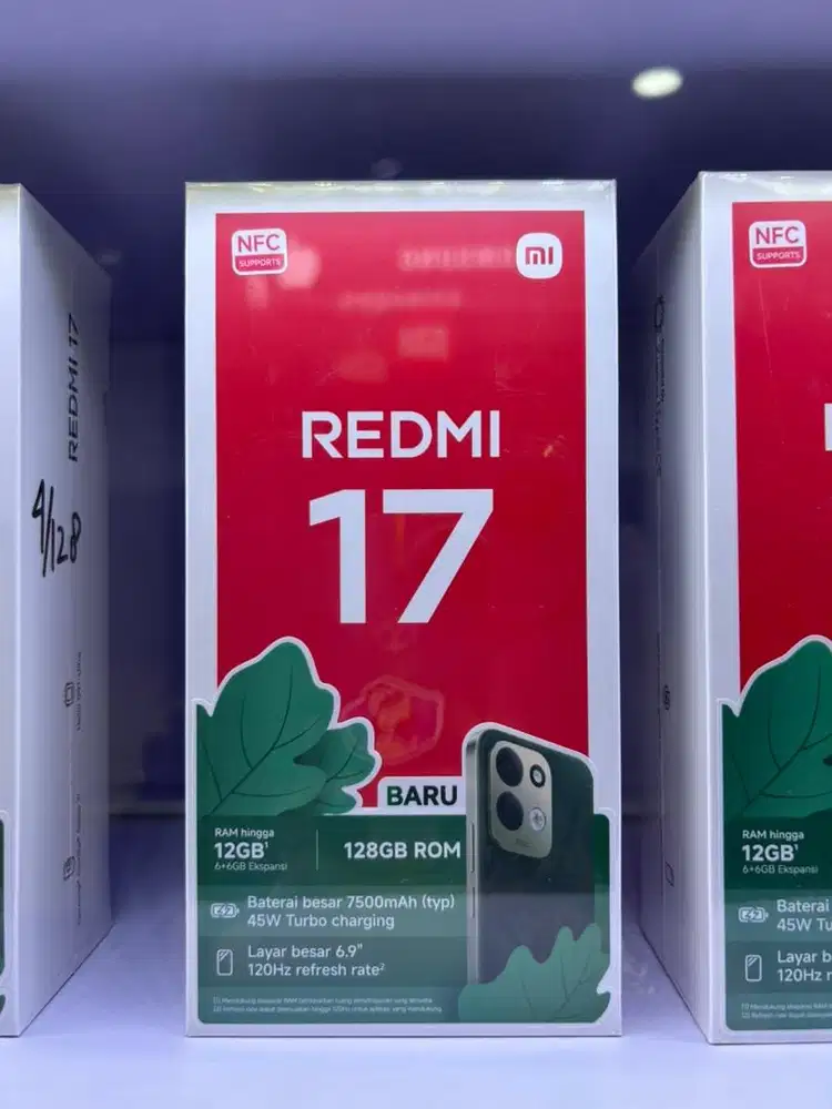 msi Redmi 17 Ram 4/128gb baru garansi resmi nasional