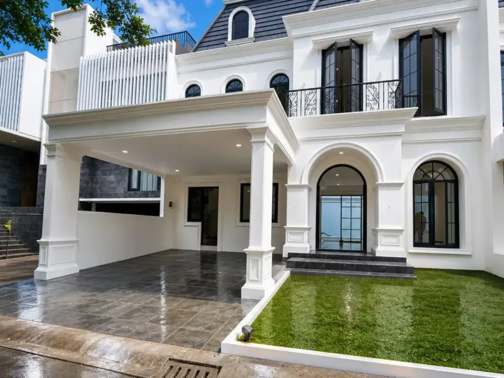 Rumah brand new american calssic 2 lantai ada swimming pool strategis di bintaro jaya 14685 LR/GB