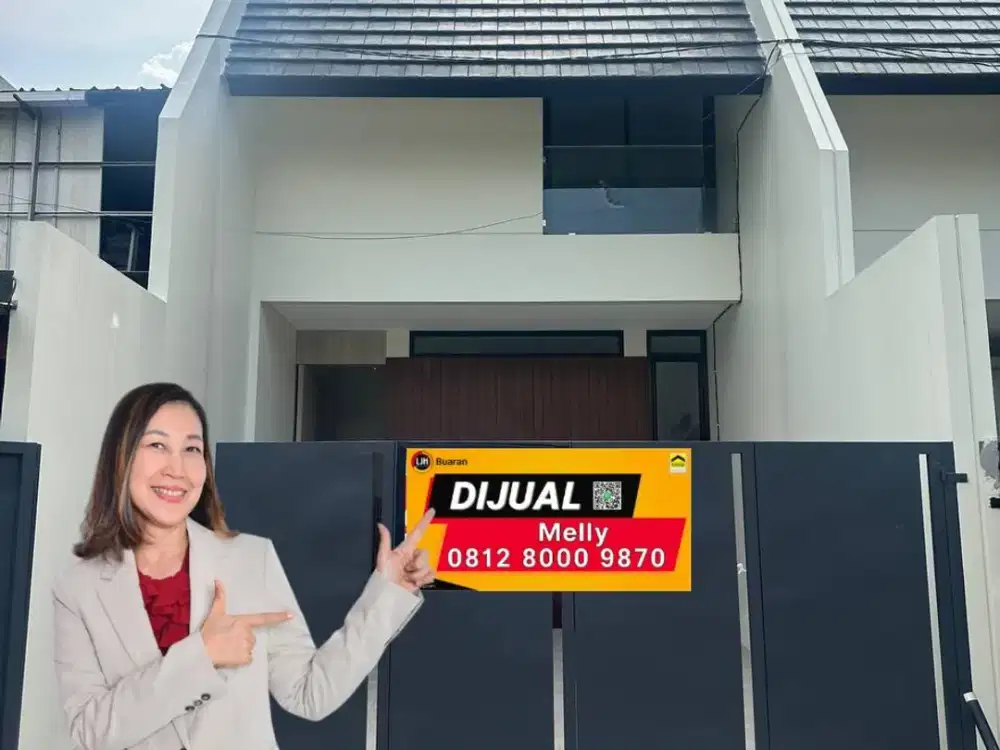 Dijual Rumah Baru Modern di Cipinang Melayu, Pangkalan Jati Jakarta Timur