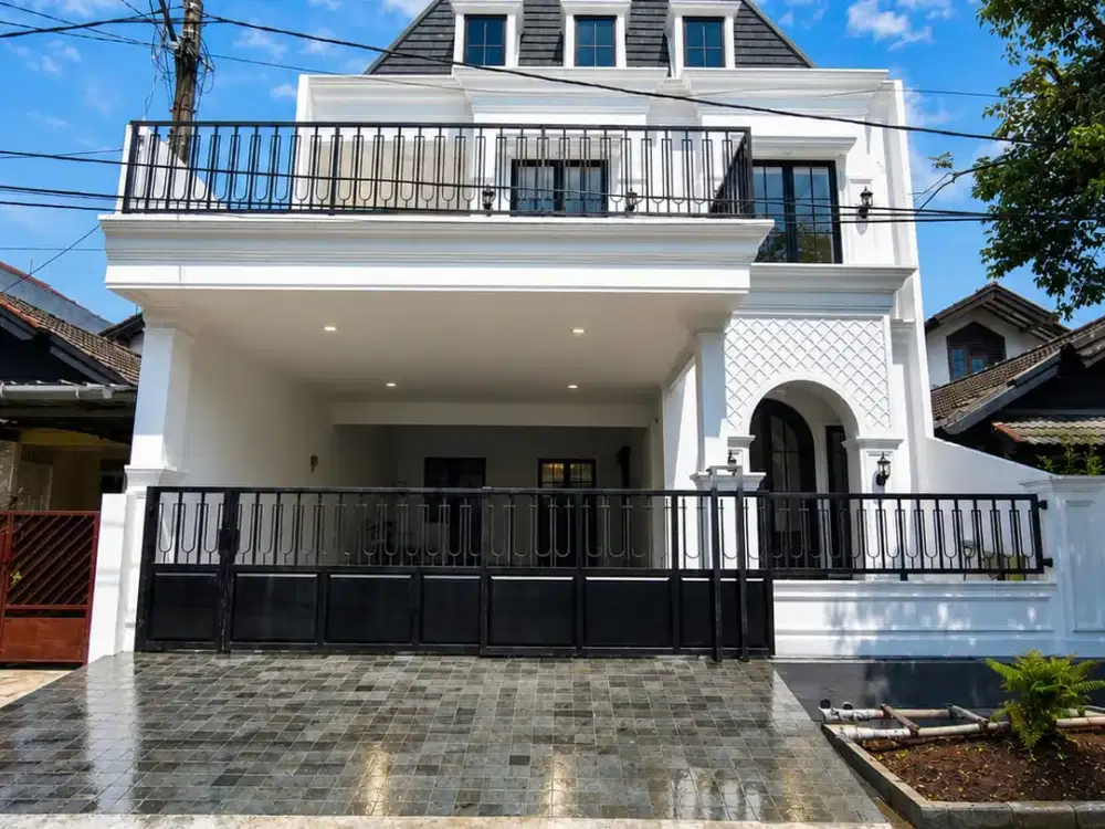 Rumah american classic brand new 2 lantai ada swim pool lokasi strategis  di Bintaro jaya 17376 GB,LR,AM