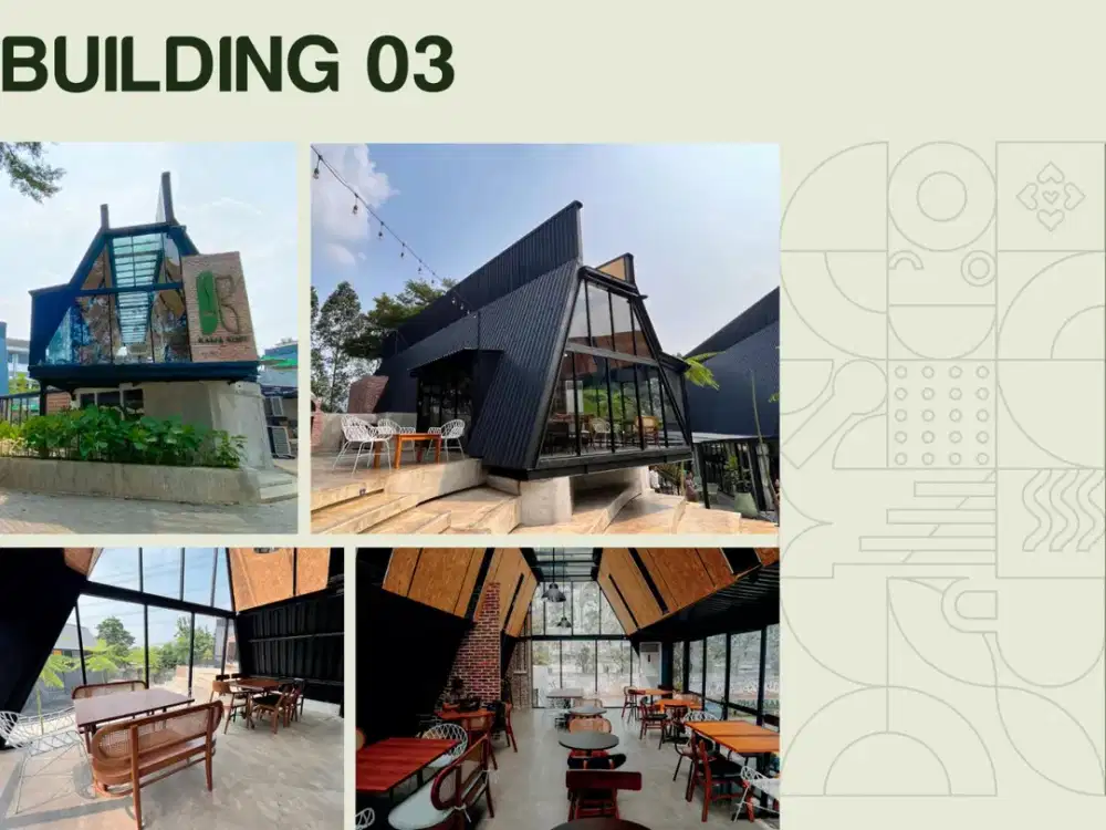 FOR RENT BINTARO SEK 9  SIAP PAKAI UNTUK RESTO / COFFEESHOP VENUE / BUILDING