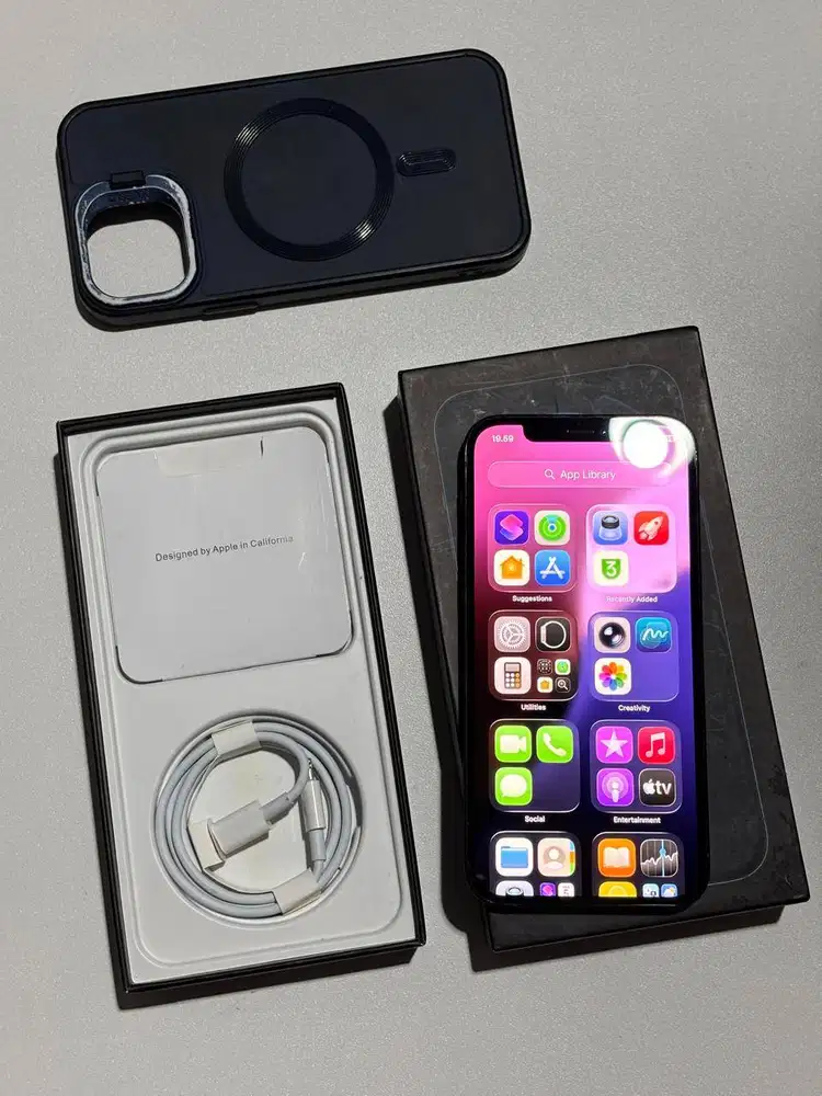 Iphone 12 Pro 128 Gb Biru Permanen Fullset IOS 26