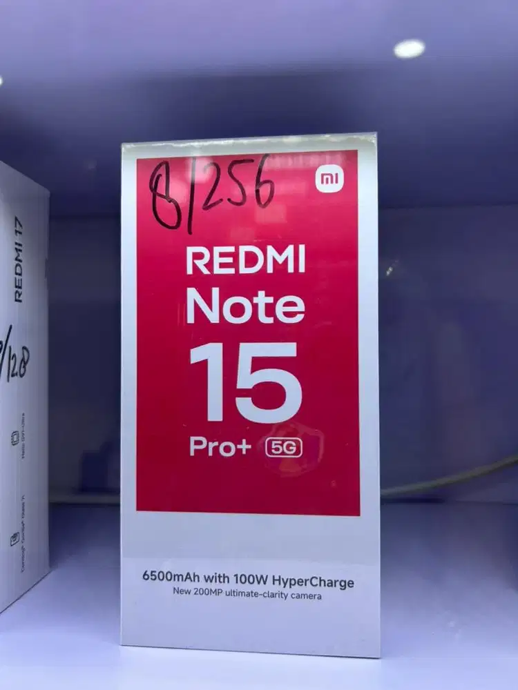 msi Redmi note 15 pro+ 5g Ram 8/256gb baru garansi resmi nasional