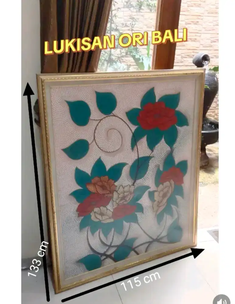 LUKISAN JUMBO ABSTRAK DARI BALI