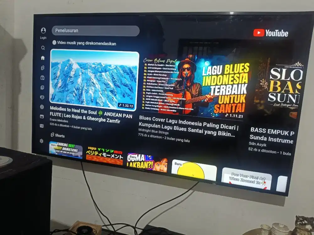 Jl LED Samsung 75 in Android Smart Digital 4 K UHD Bluthut