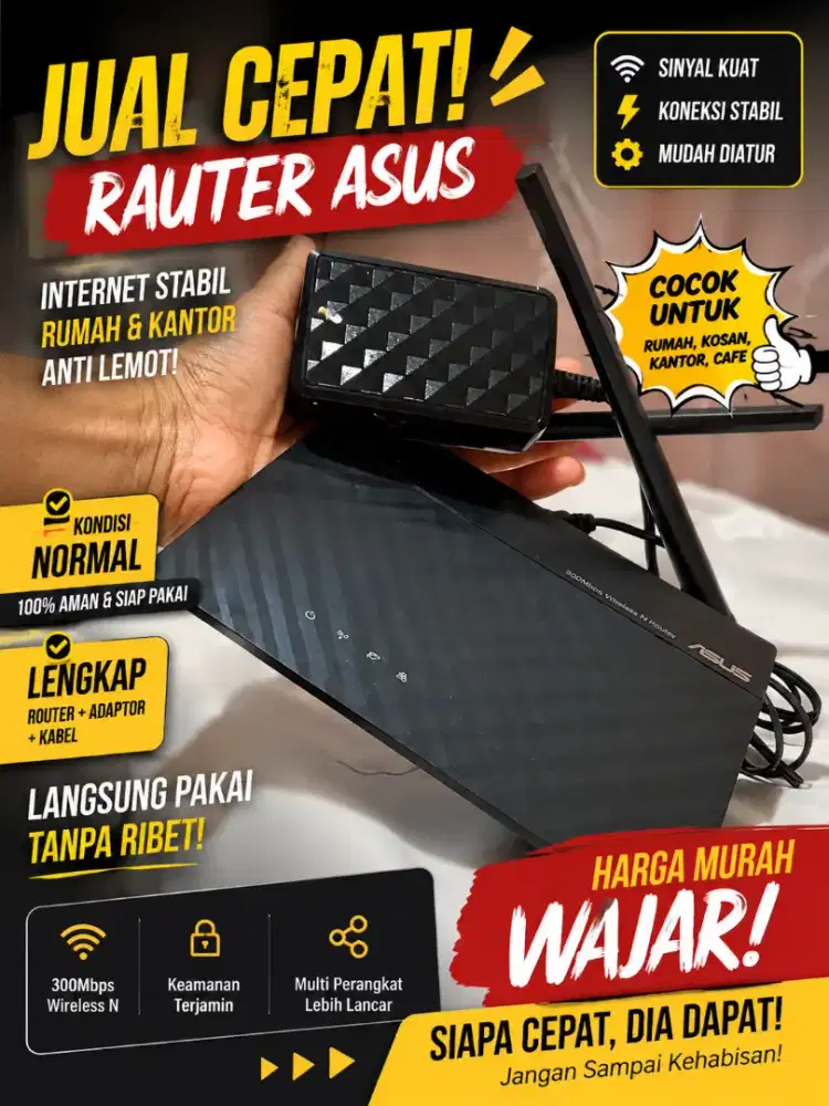 Fs router 2 unit dan port 8 titik
