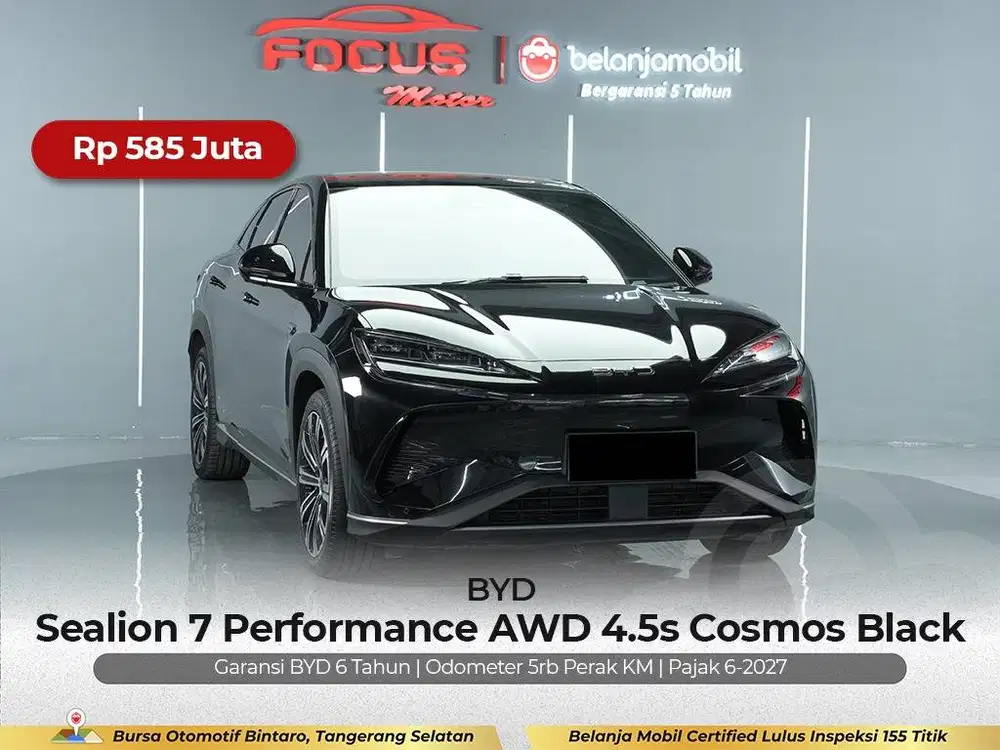 [ AWD - KM 5RB ] BYD Sealion 7 Performance 4.5s AT 2025/2026