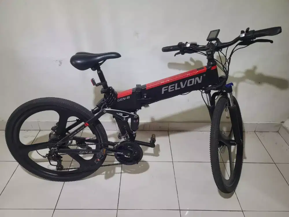 Sepeda Folding E-Bike Felvon, mulus battere normal 100%