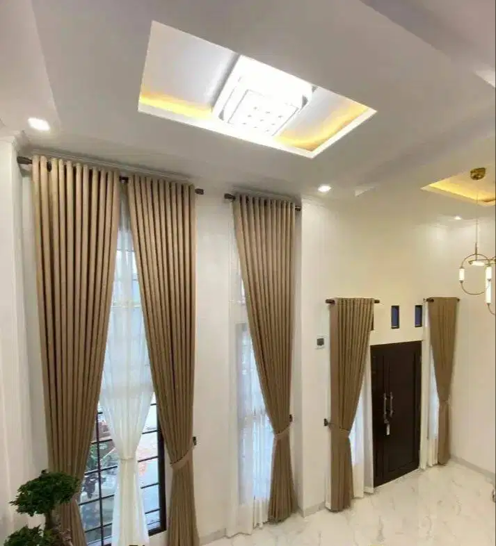 Jual Gorden Jendela & Pintu Gordyn Model Terbaru Wallpaper Dinding 3D