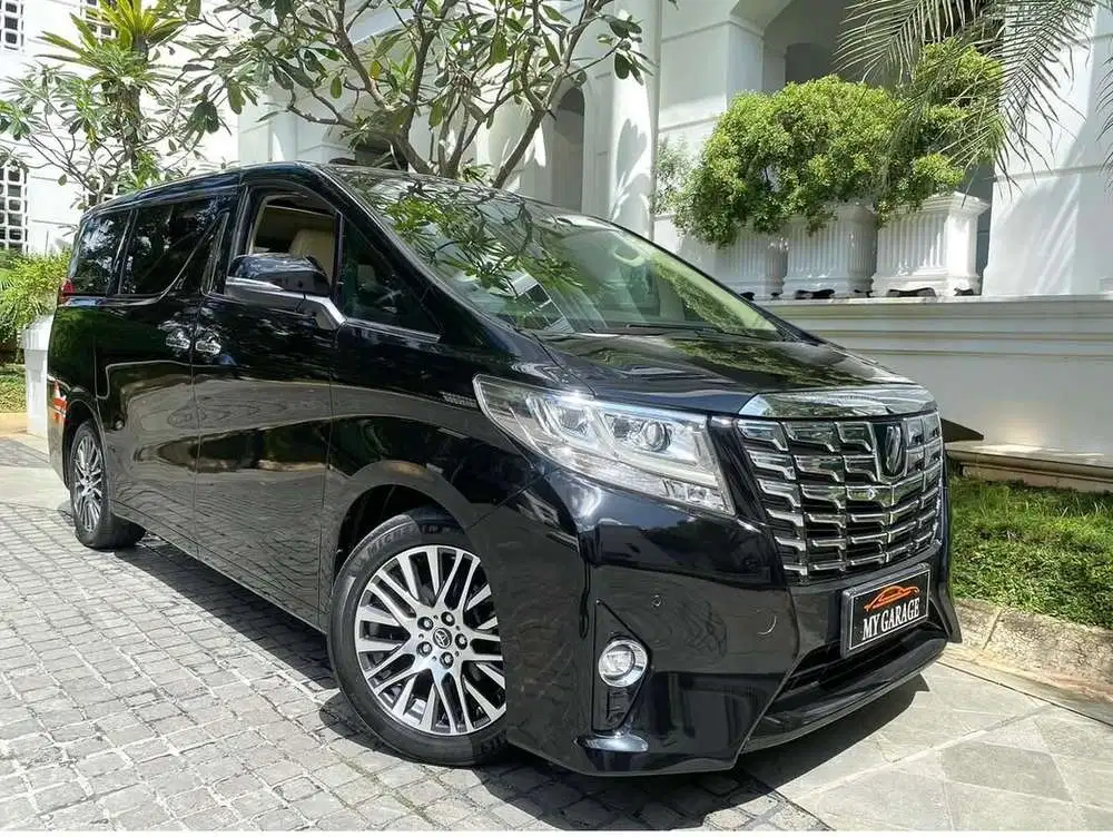 Alphard G 2017 Hitam Tangan 1 dari baru Full Original Pajak Panjang