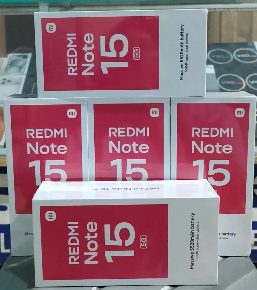 New Xiaomi Redmi Note 15 5G Ram 8/256 GB Garansi Resmi 1 Tahun
