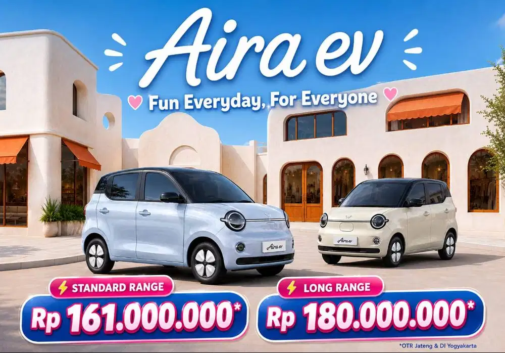 PROMO WULING AIRA EV 2026 DP 20 JUTA