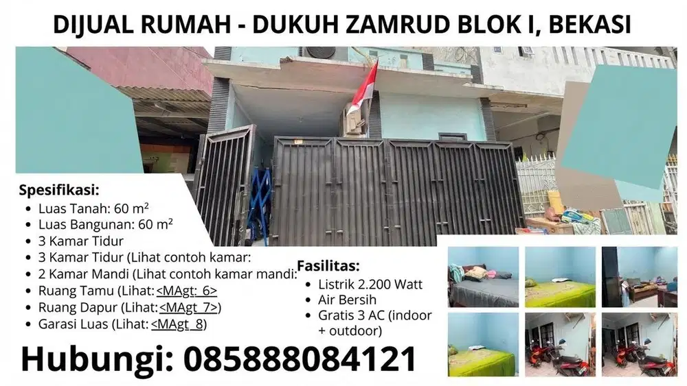 Jual Rumah Bisa Nego Harga