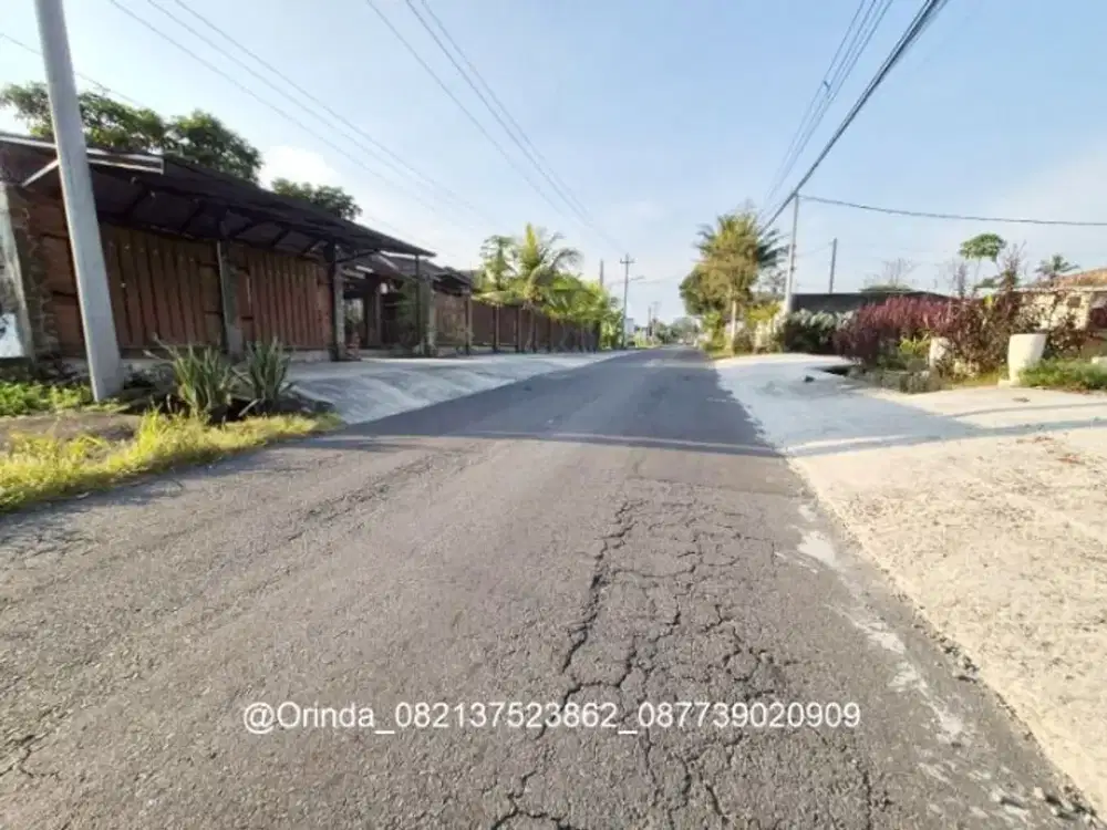 LT2500 LD25 JL KALIURANG KM 14 TANAH SHM TEPI JALAN SLEMAN DEKAT UII JAKAL, PAMUNGKAS, PANDANARAN COCOK RUMAH VILLA HOMESTAY KOS KOST EKSLUSIF, USAHA