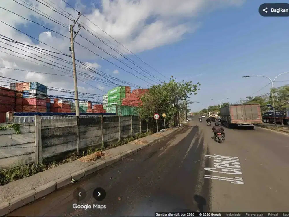 FOR RENT – SEWA LAHAN INDUSTRI / LOGISTIK Jl. Tambak Osowilangun, Surabaya (dekat Pelabuhan Teluk Lamong)
