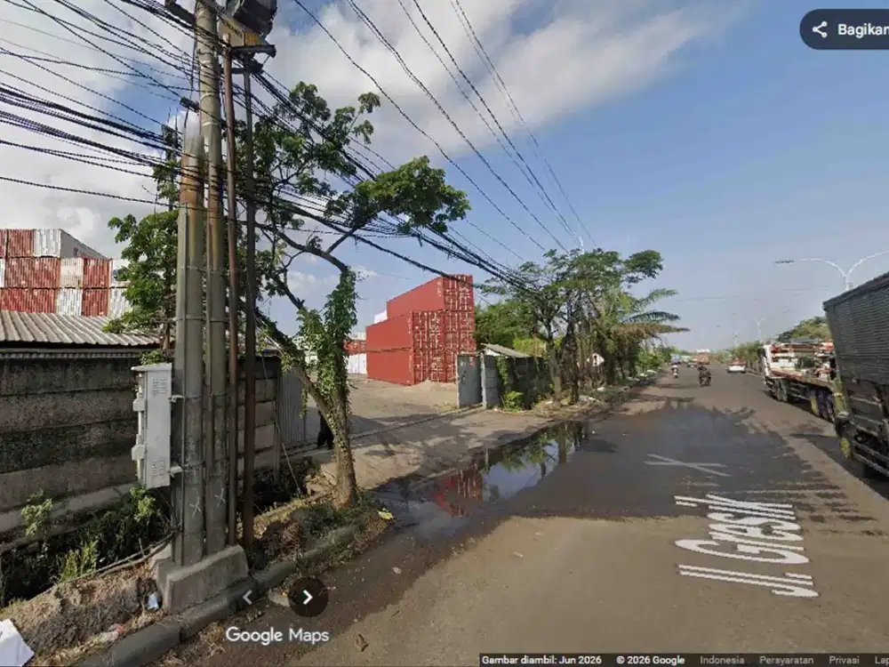 FOR RENT – SEWA LAHAN INDUSTRI / LOGISTIK Jl. Tambak Osowilangun, Surabaya (dekat Pelabuhan Teluk Lamong)