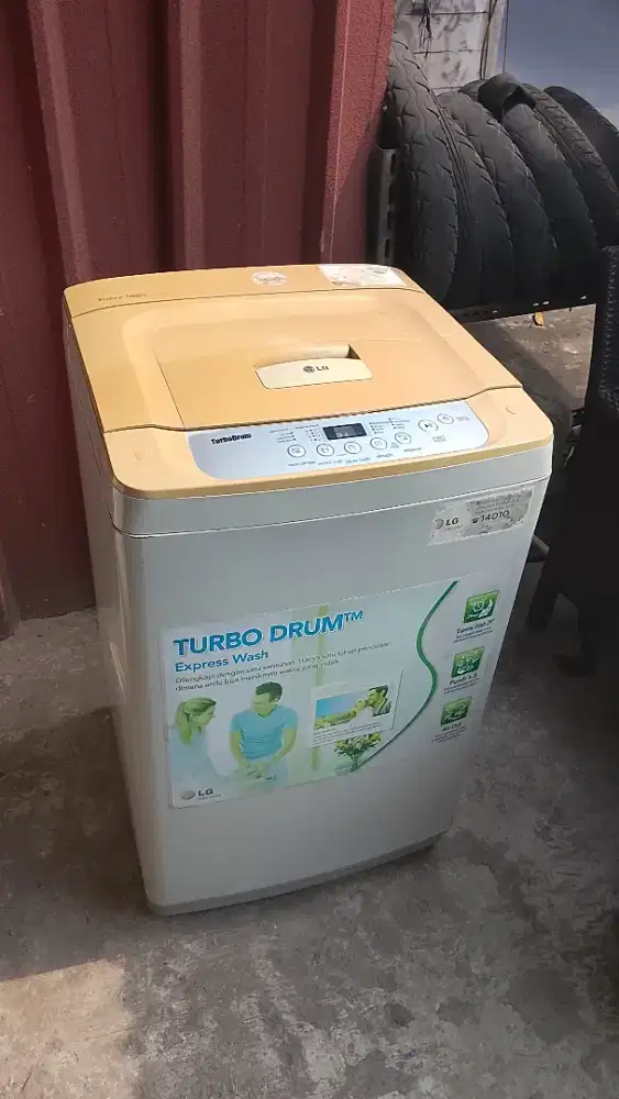 Mesin cuci 1 tabung merk LG uk 8kg