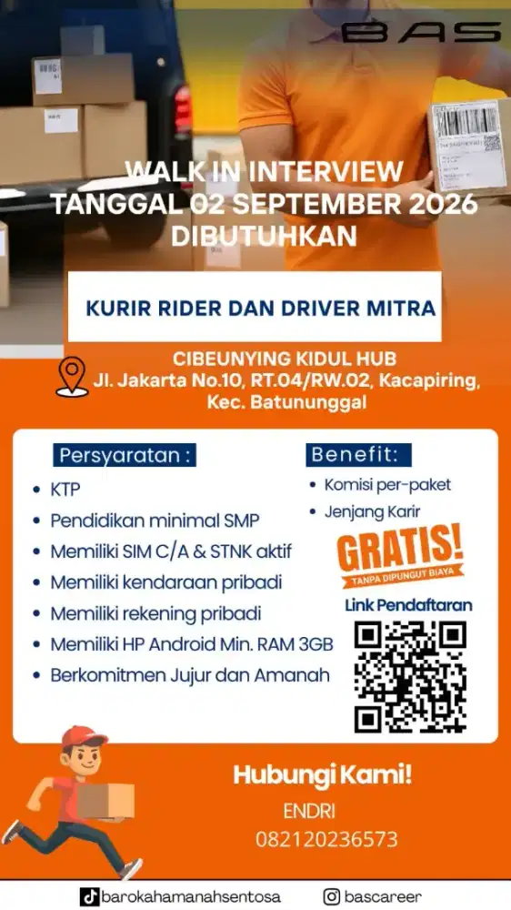 Mitra Rider dan Driver Ekspedisi