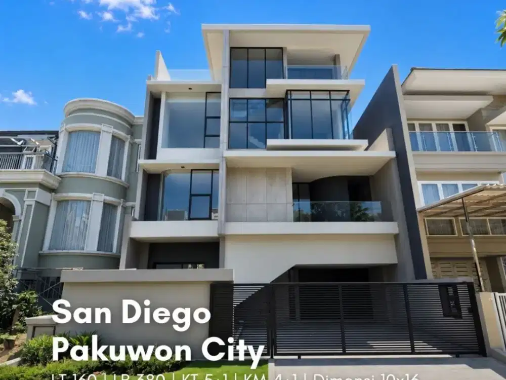 Rumah San Diego, Pakuwon City  NEW, MINIMALIS