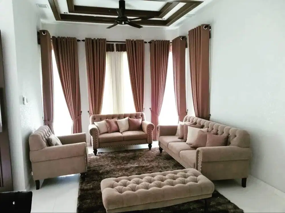 Menerima Pemasangan Gorden Wallpaper Dinding 3D Gordyn Hordeng Korden