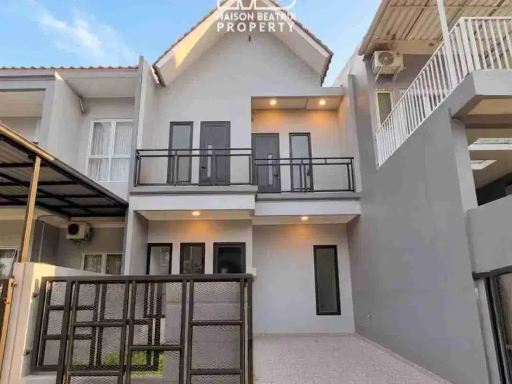 DIJUAL RUMAH BARU 2LT DEKAT DENGAN SEKOLAH DAN TOL, KENCANALOKA BSD