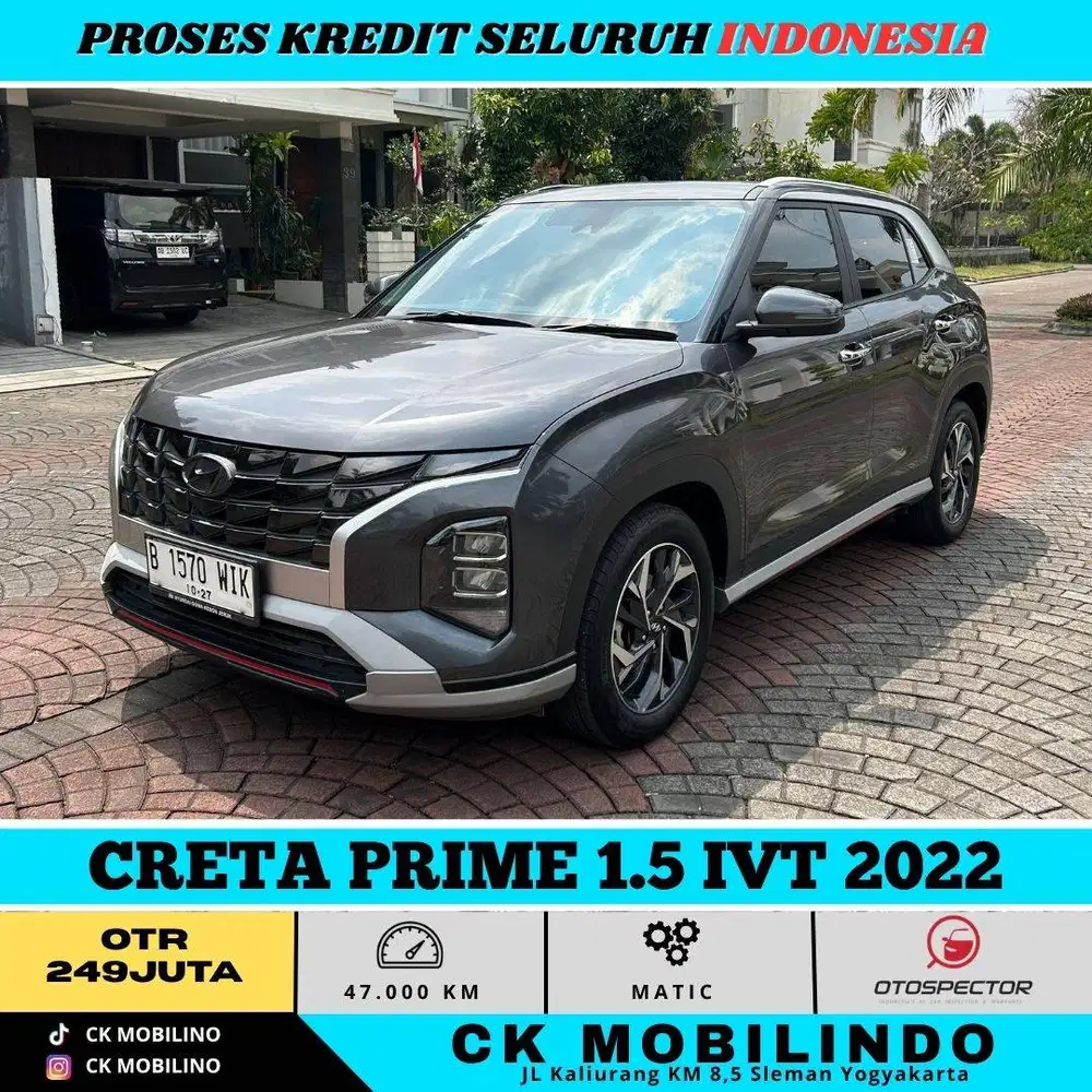 CRETA PRIME 1.5 IVT 2022 SILVERSTONE PEMAKAIAN 2023