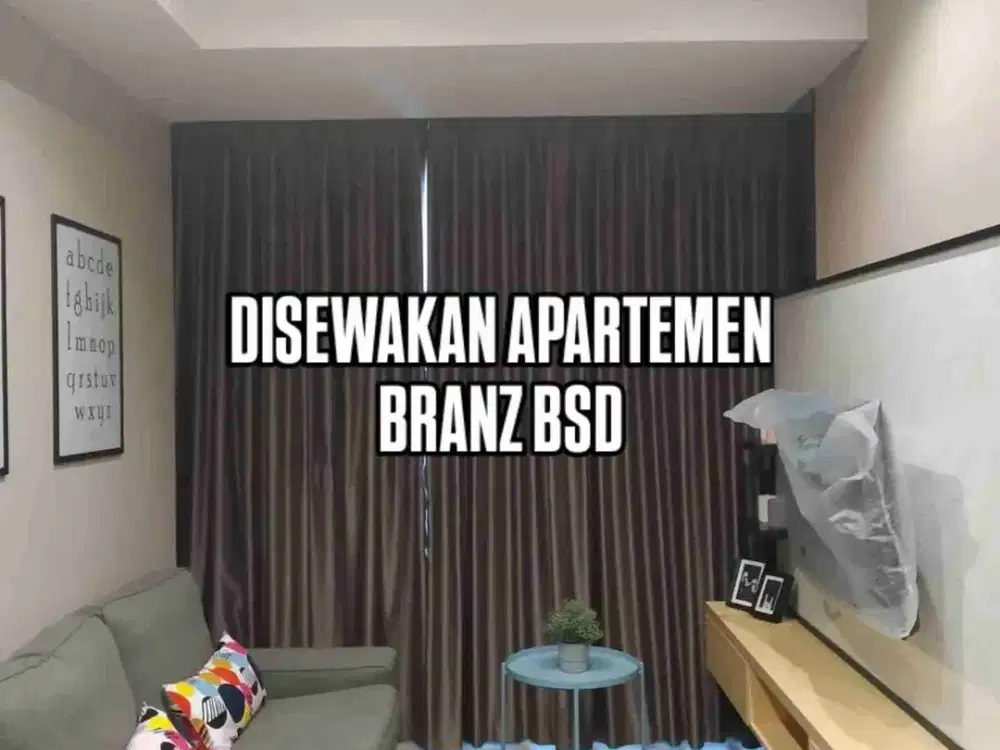 DISEWA APARTEMEN MEWAH BRANZ DI BSD CITY