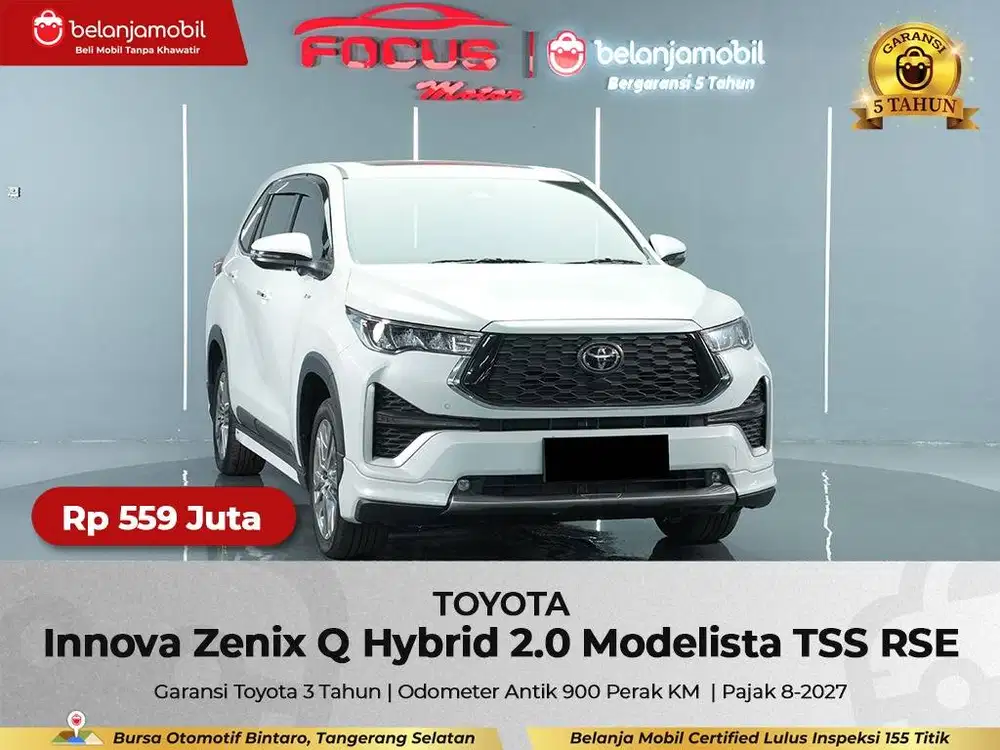 [ODO 900 KM] Toyota Innova Zenix Q Hybrid Modelista TSS RSE 2026/2025