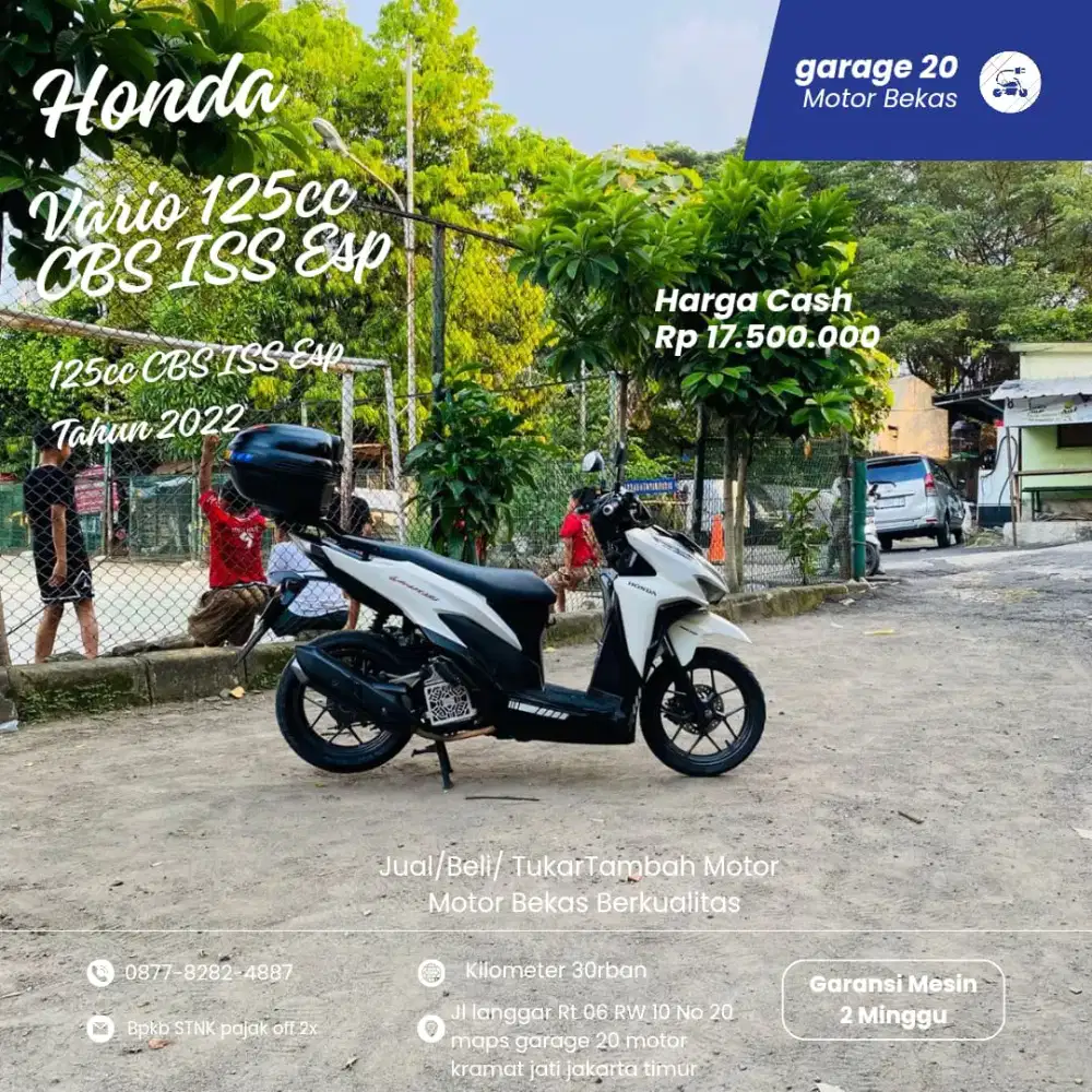 Honda Vario 125cc CBS Esp Fi Tahun 2022