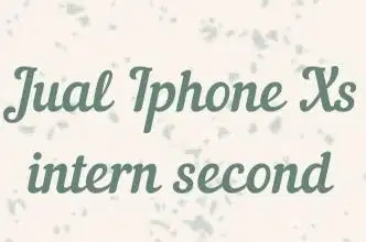 Jual Iphone Xs Intern Second