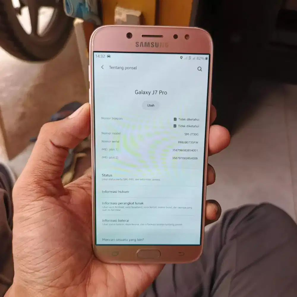 samsung j7 pro mulus 98%