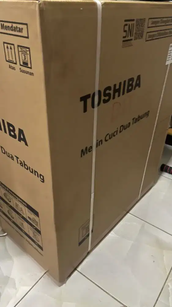 Mesin cuci Toshiba VH-H75MN, mesin cuci 2 tabung