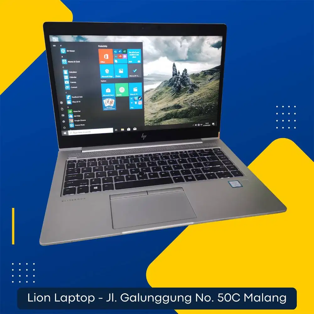 Core i5 Gen 8 RAM 8GB SSD 256GB HP Elitebook 840 G5 [01|09]