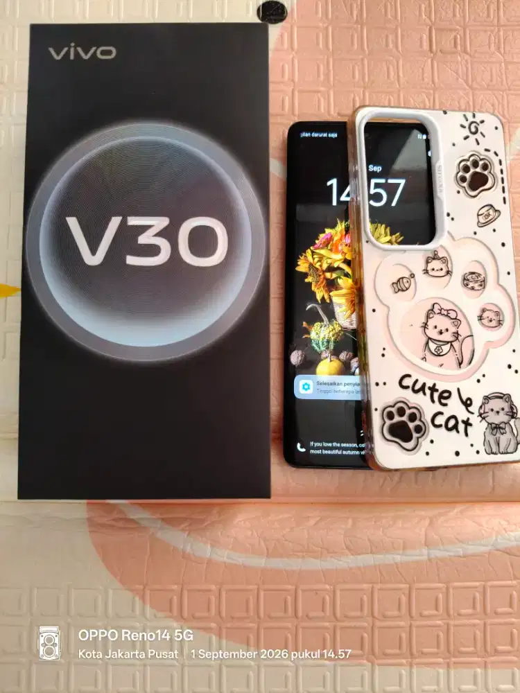 Vivo V30 fullset Original 8/256 warna GREEN