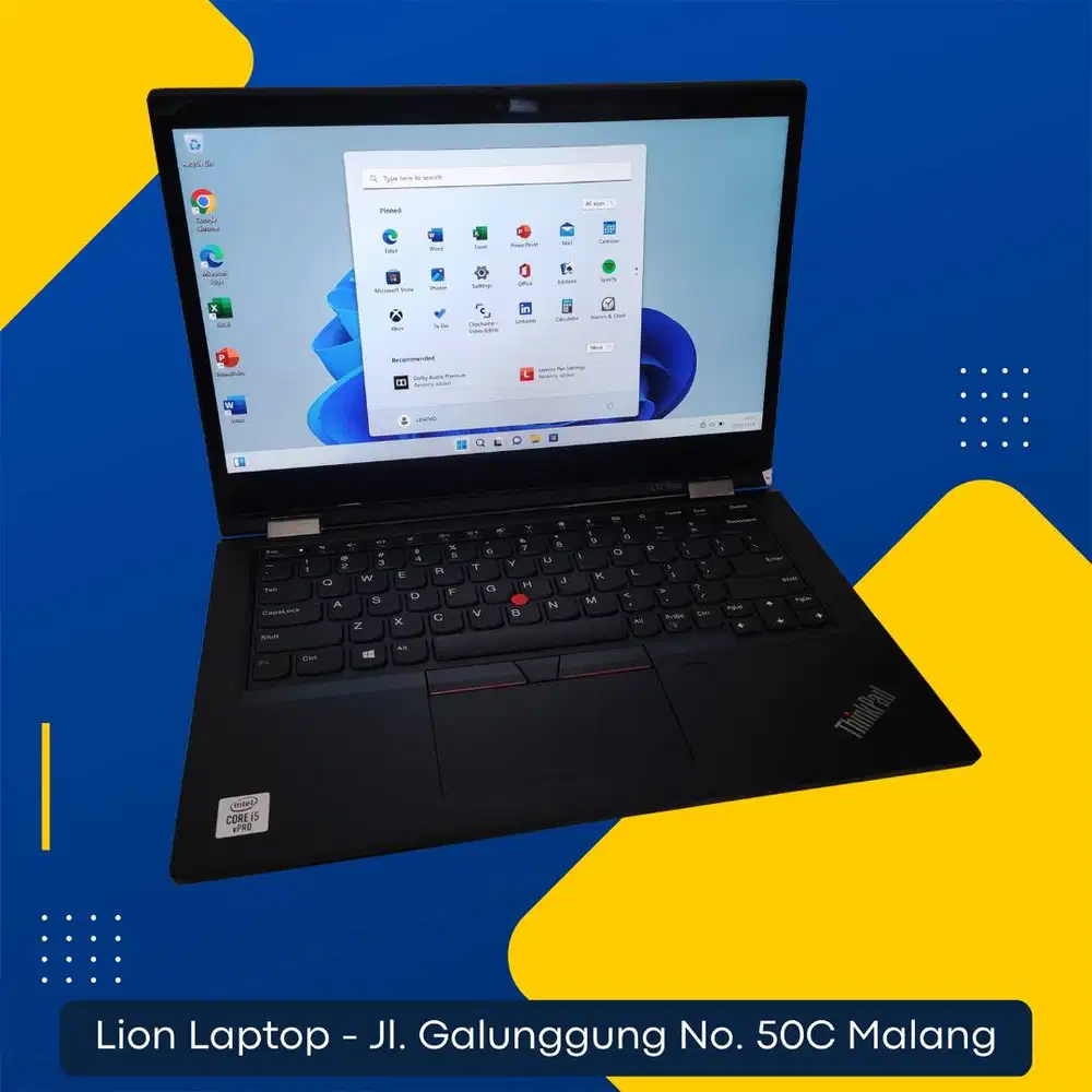 RAM 16GB Core i5 Gen10 Flip 360° SSD 256GB Lenovo Thinkpad YOGA L13 [0