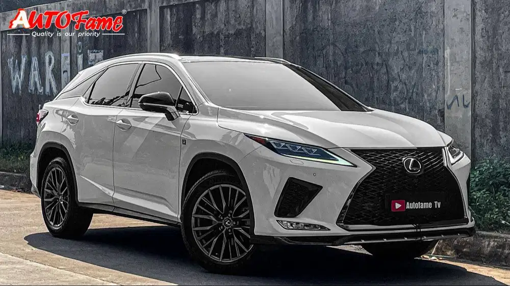 Lexus RX300 F-Sport FACELIFT NIK 2021 White On Black Fullspec Tgn 1 Dr