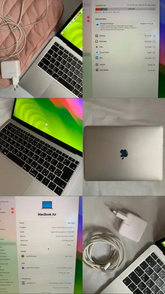 Dijual Macbook Air Retina 13-inch 2019